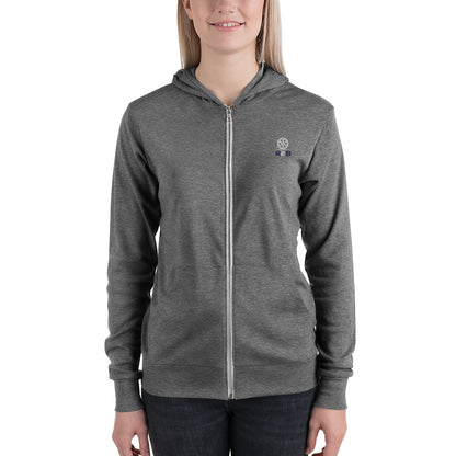 Unisex zip hoodie